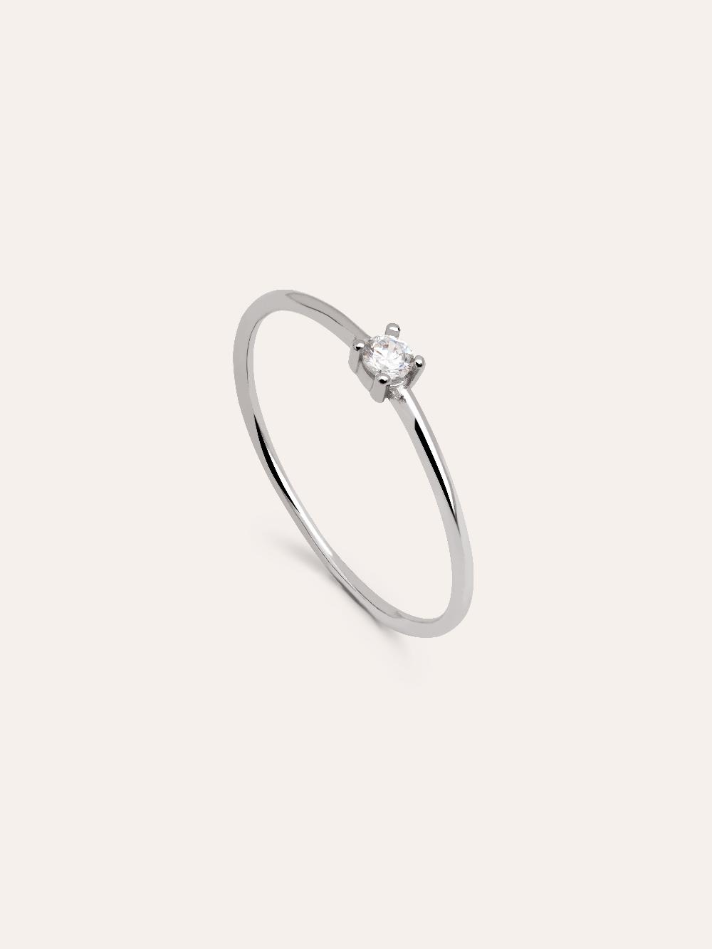 singularu Anillo Single Spark Plata Rebajas baratas
