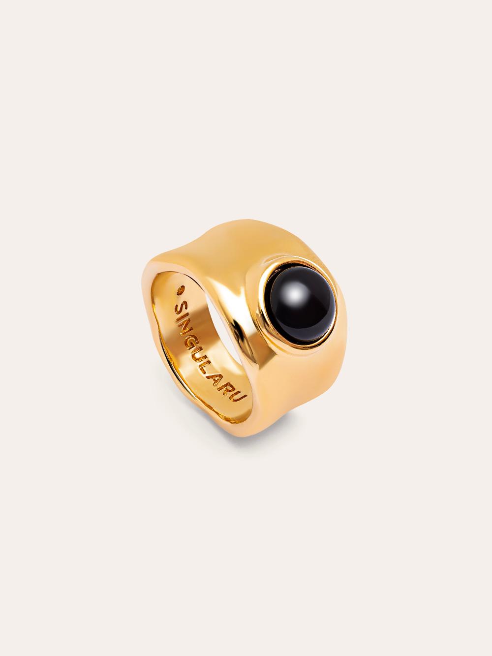singularu Anillo My Onyx Baño Oro Los más vendidos