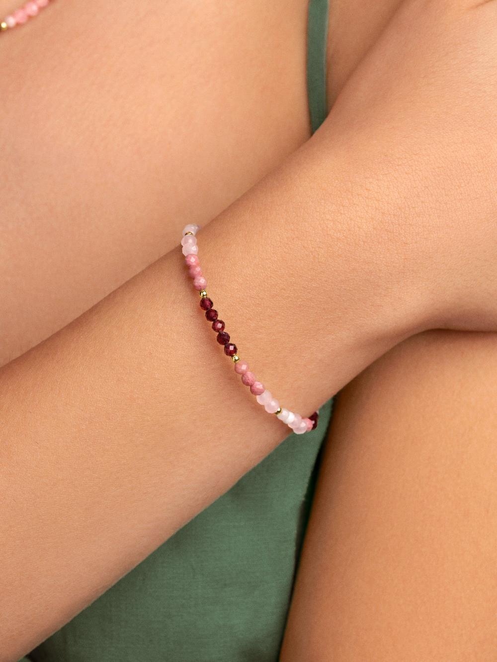 singularu Pulsera Altea Dots Syra Rose Acero Baño Oro Envío gratis
