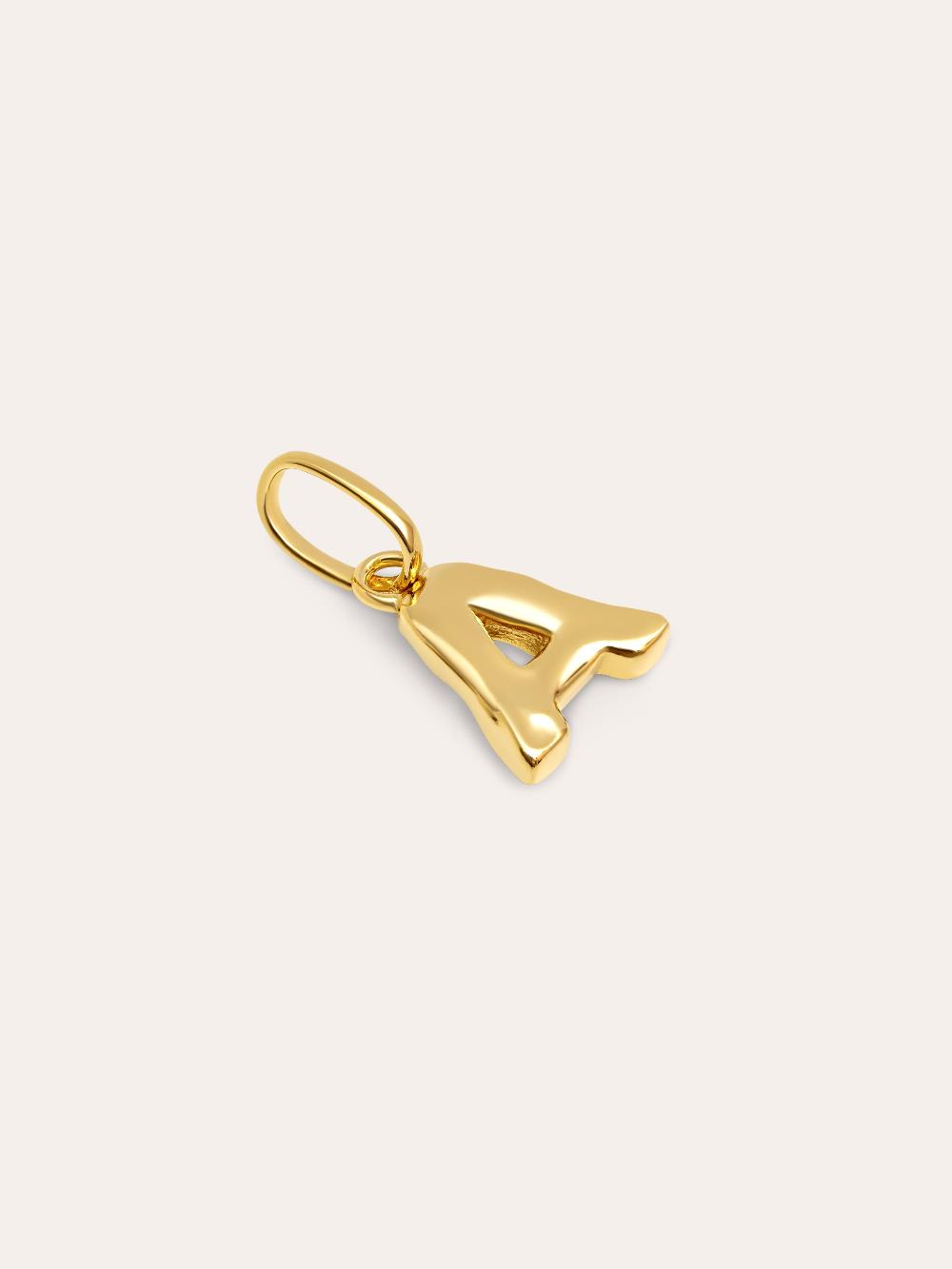 singularu Charm Letter Organic Plata Baño Oro Limitado a 3 días