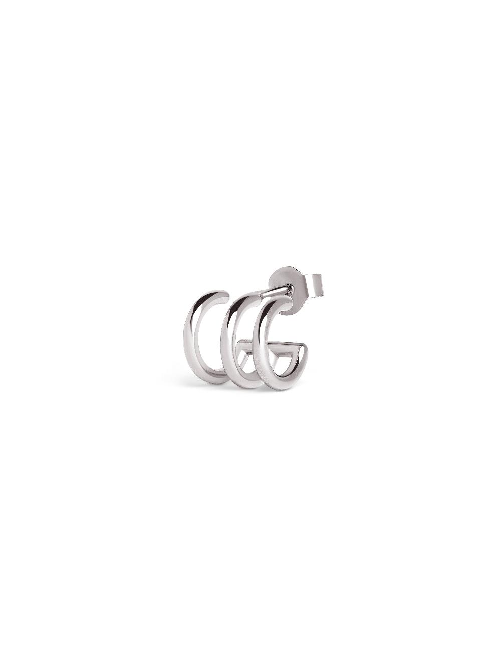 singularu Pendiente Suelto Aro Trio Plata Ofertas especiales
