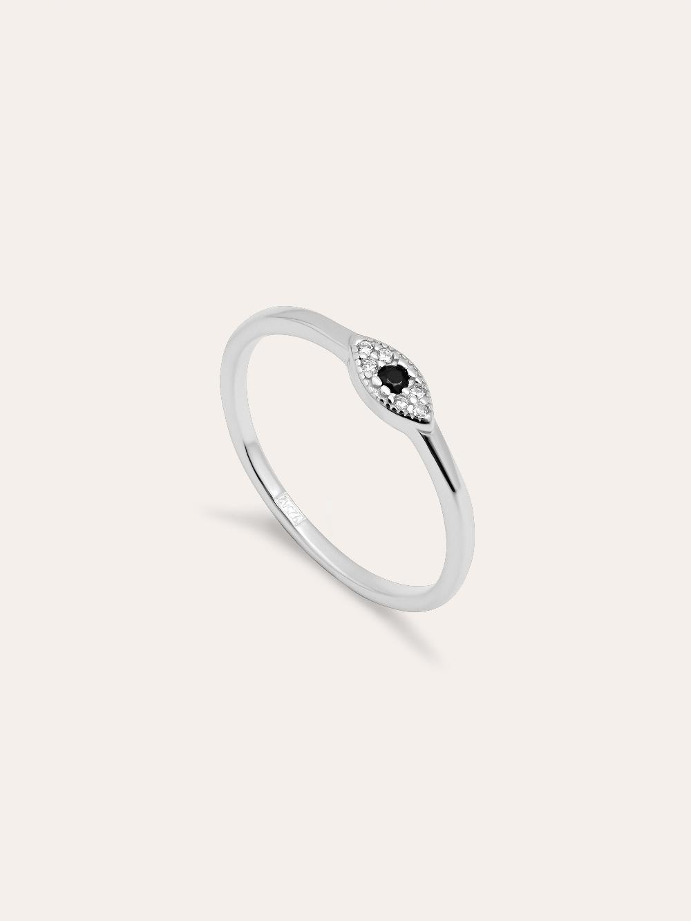 singularu Anillo Ojo de Horus Plata Venta caliente