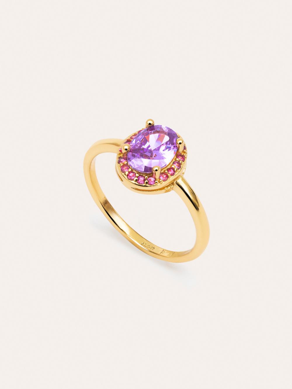 singularu Anillo Grape Colors Plata Baño Oro Ahorra y exporta