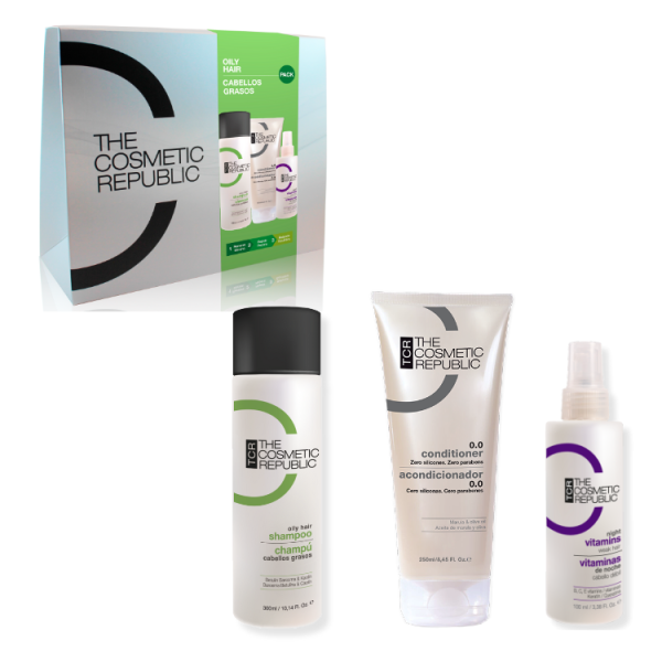 the cosmetic republic Oily hair rescue pack Ventas relámpago