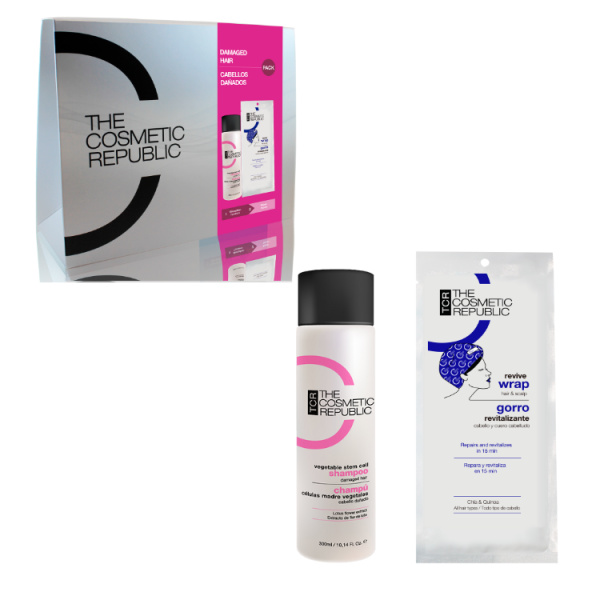 the cosmetic republic Damaged hair pack Descuento