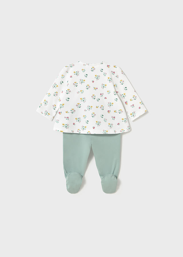 tiamia Conjunto polaina y camiseta manga larga estampado recién nacida COMPRAR AHORA