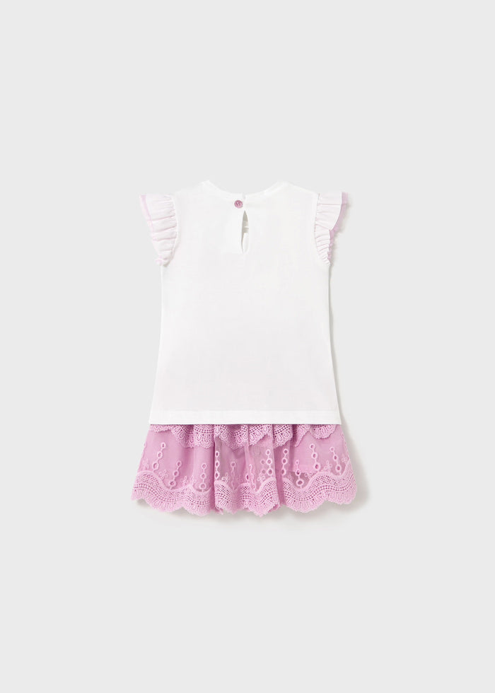 tiamia Conjunto falda tul y camiseta bebé ÚLTIMAS EDICIONES