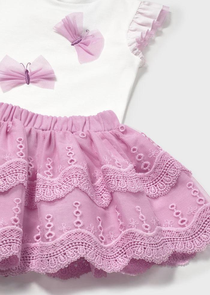 tiamia Conjunto falda tul y camiseta bebé ÚLTIMAS EDICIONES