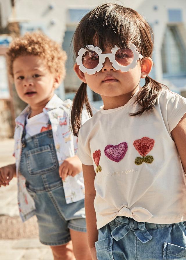 tiamia Camiseta m/c bebé niña