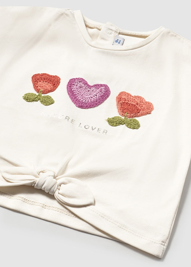 tiamia Camiseta m/c bebé niña Último día