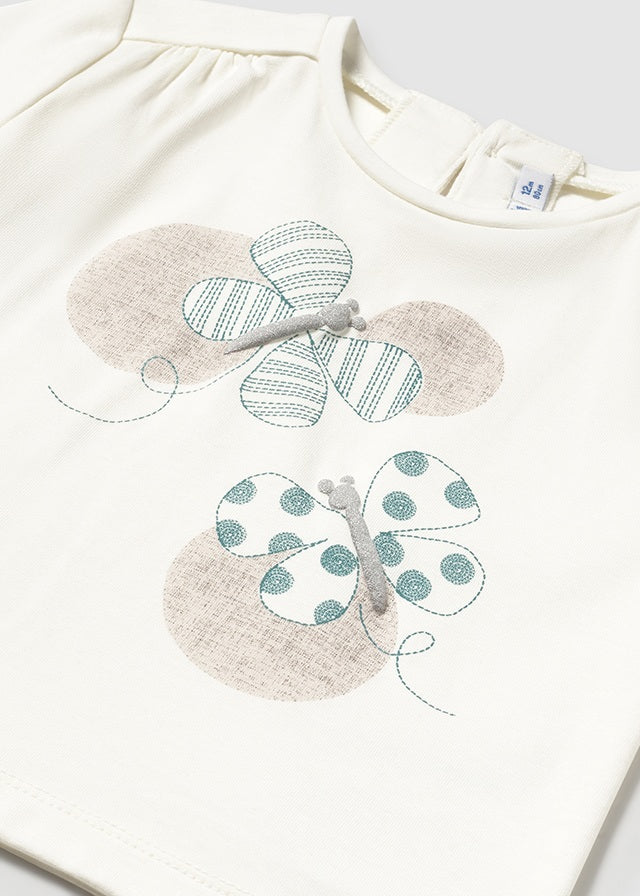 tiamia Camiseta m/c bebé niña Promoción por tiempo limitado