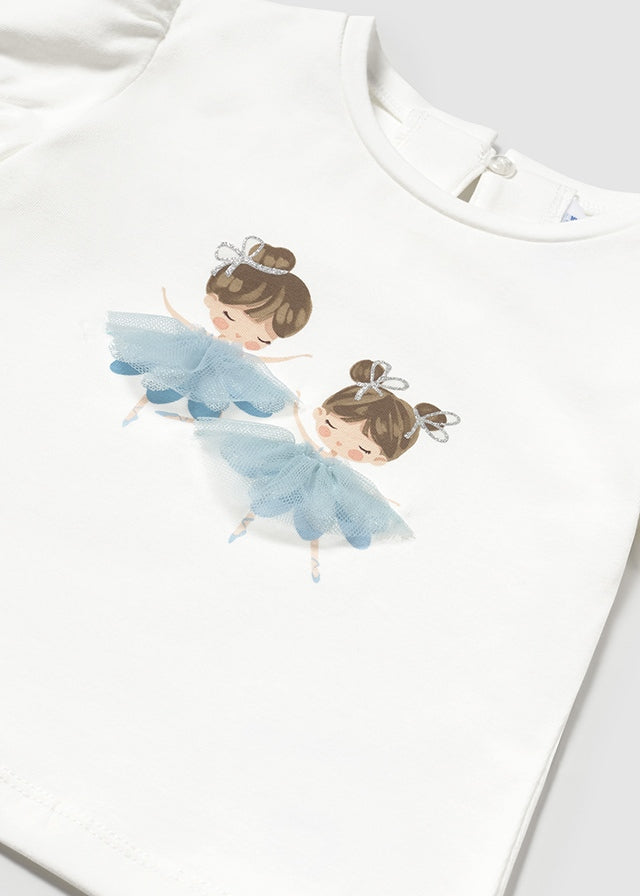tiamia Camiseta bailarinas bebé Solo hoy