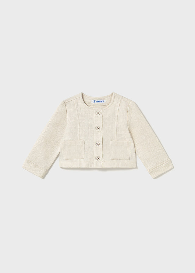 tiamia Chaqueta punto estructura bebé niña