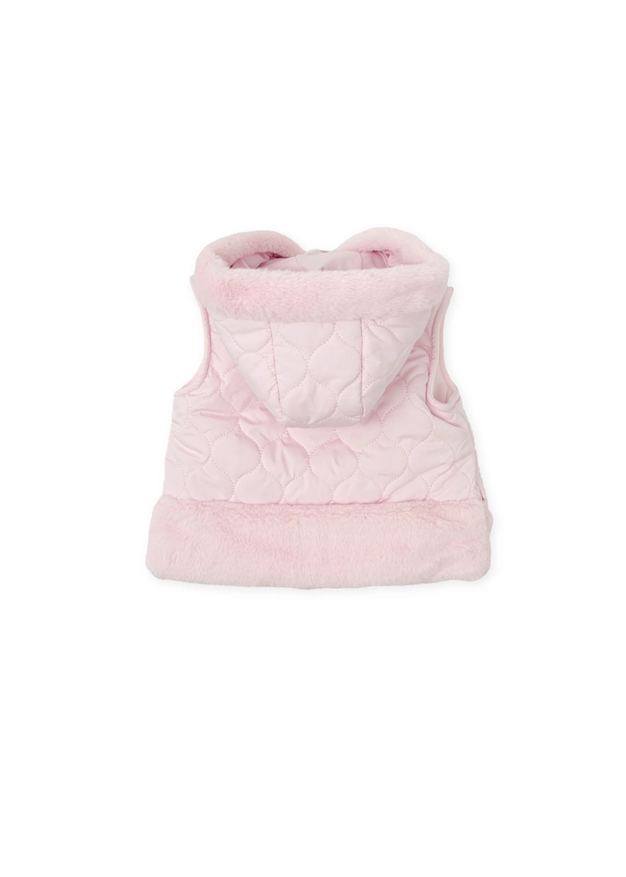 tiamia Chaleco con capucha rosa niña Gran oferta