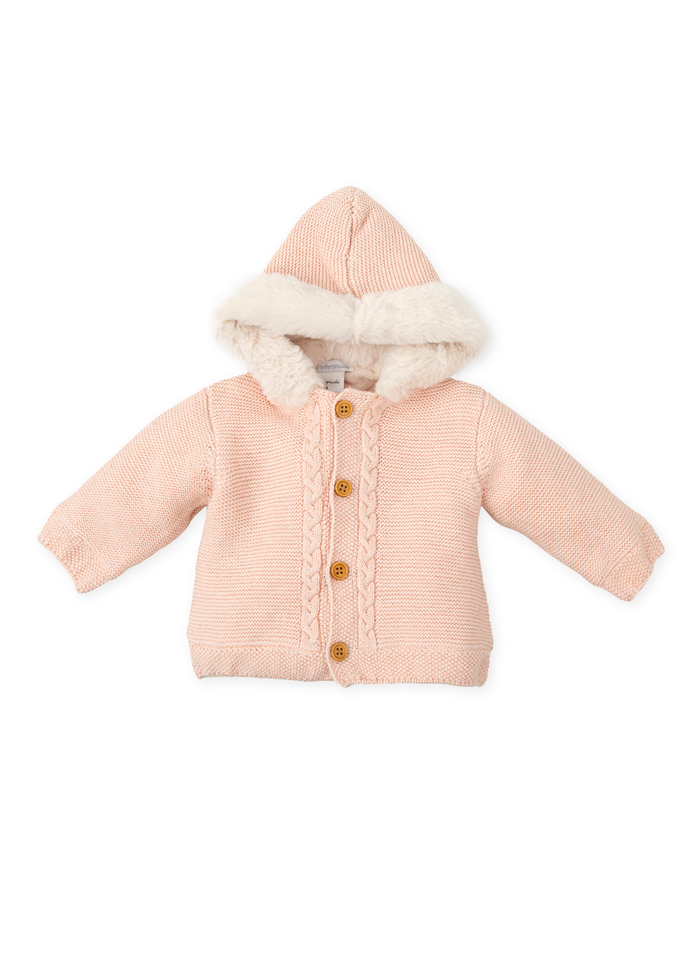 tiamia Chaquetón tricot pétalo bebé Rebajas baratas