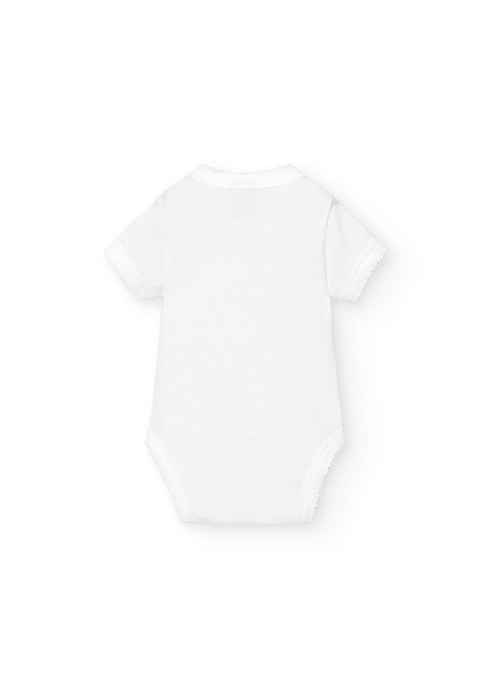 tiamia Body manga corta cruzado canalé Oferta especial