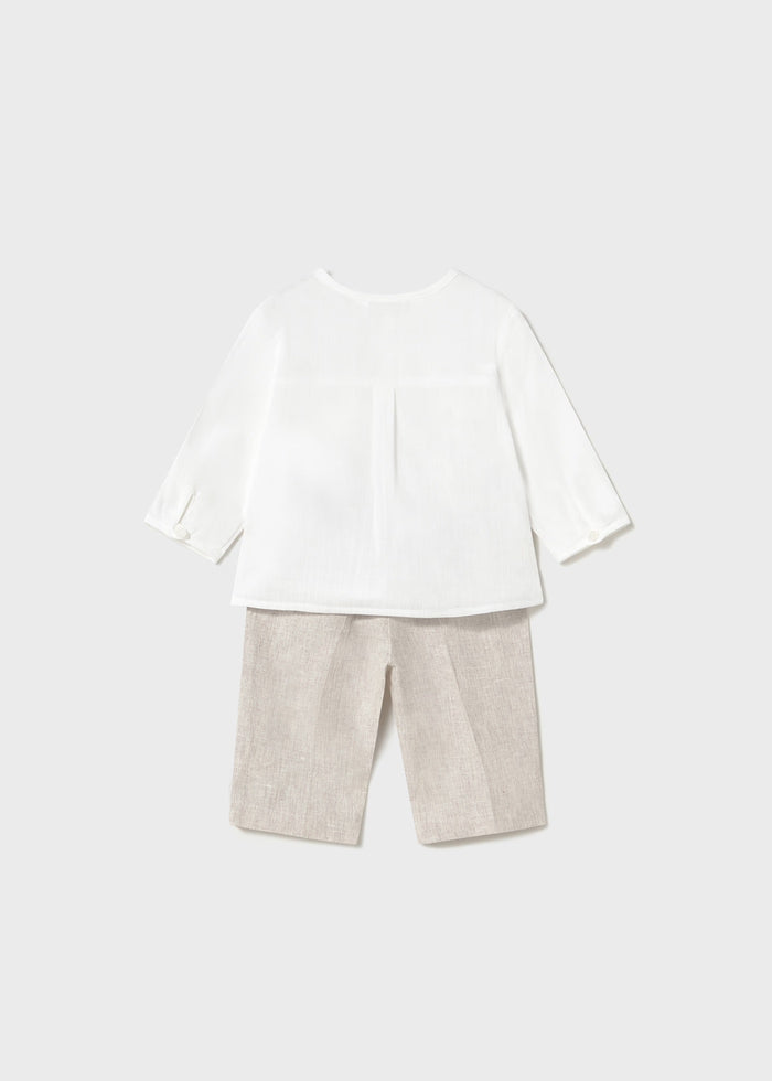 tiamia Conjunto pantalón largo y camisa recién nacido Grandes descuentos