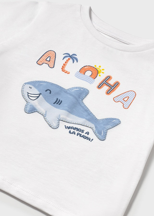 tiamia Camiseta m/c aplique bebé Limitado a 3 días