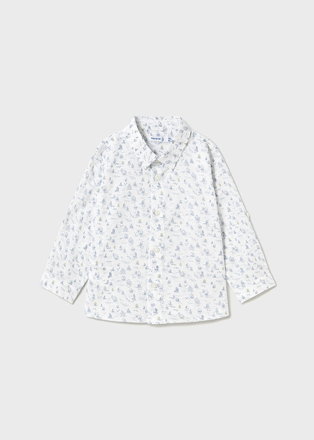 tiamia Camisa manga larga estampada bebé