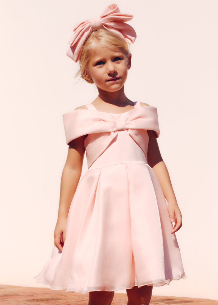 tiamia Vestido lazada organza niña