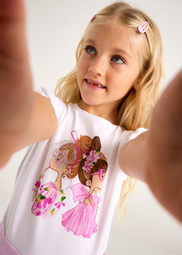 tiamia Camiseta m/c muñecas niña Descuento