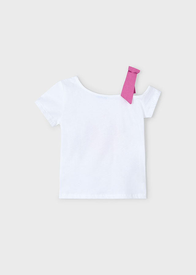 tiamia Camiseta m/c asimétrica niña Tienda