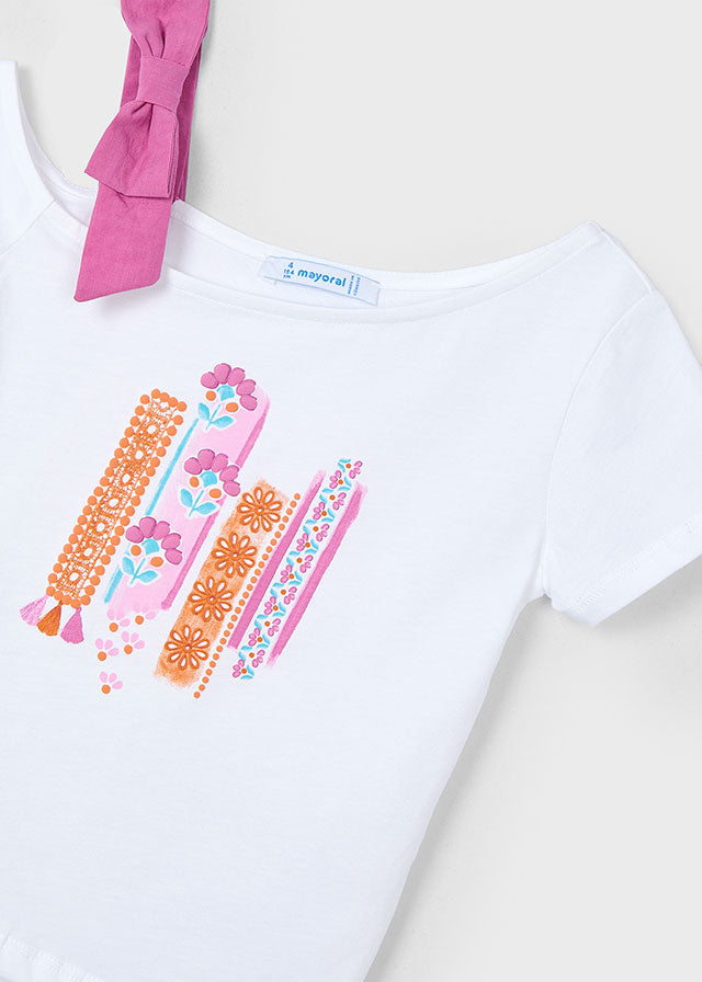 tiamia Camiseta m/c asimétrica niña Tienda