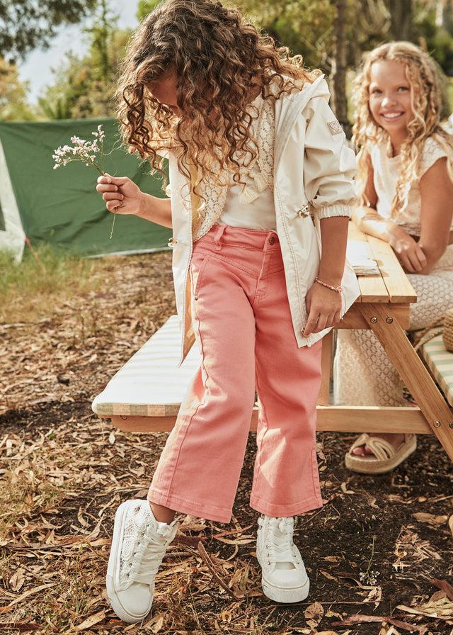 tiamia Pantalón ancho sarga niña