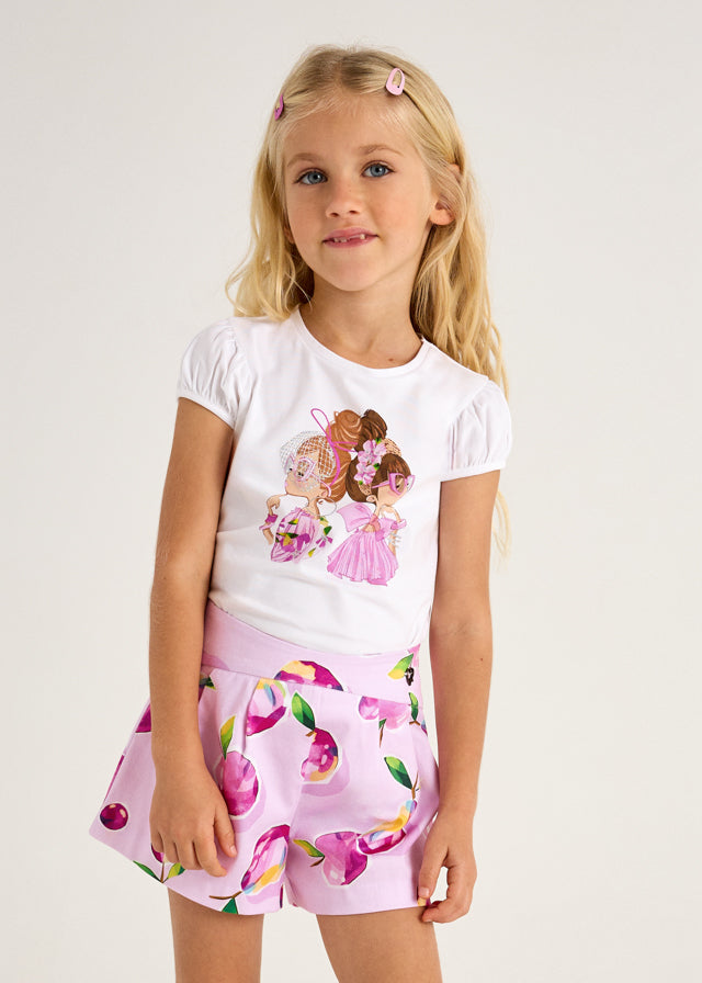 tiamia Falda pantalón estampado niña