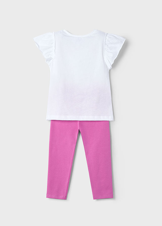 tiamia Conjunto leggings flor niña Tienda de fábrica