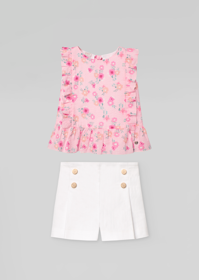 tiamia Conjunto infantil flor Descuentos del mes