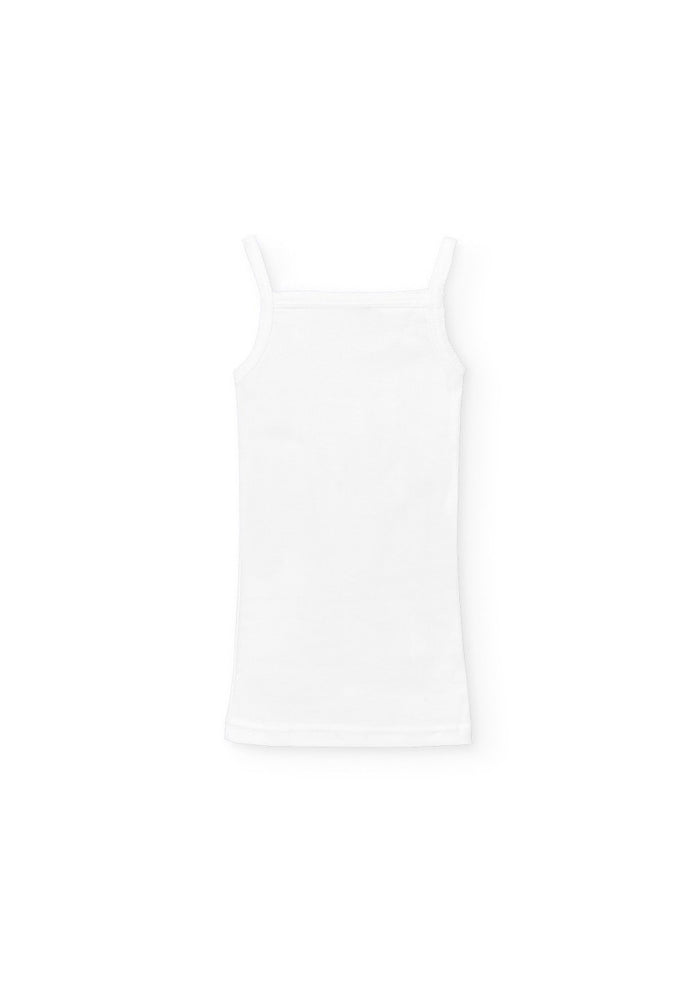 tiamia Camiseta tirante fino canalé Último día