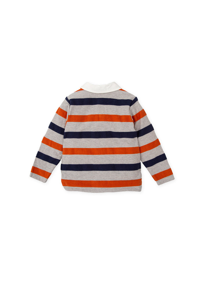 tiamia Polo rayas piedra niño Rebajas de fábrica