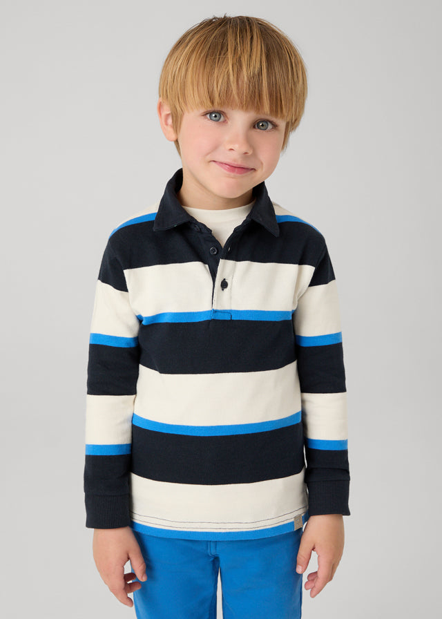 tiamia Polo m/l rayas niño