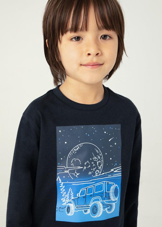 tiamia Camiseta m/l glow in the dark niño Descuento