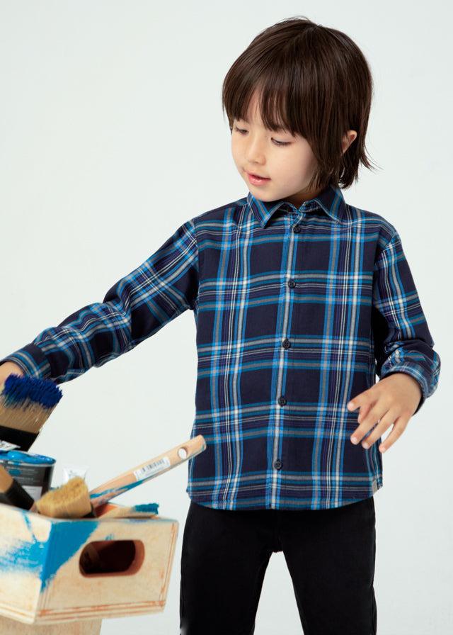 tiamia Camisa m/l cuadros niño Tienda
