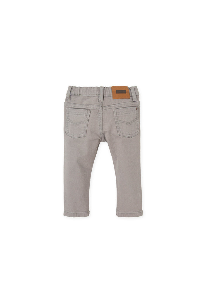 tiamia Pantalón 5 bolsillos gris niño Últimos 3 días