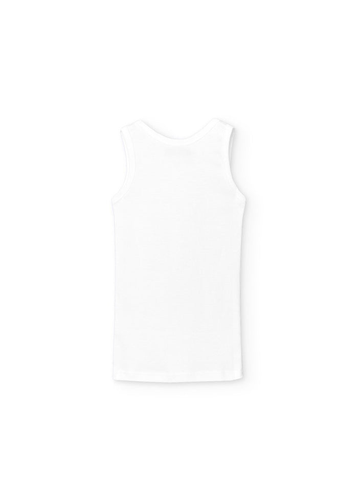 tiamia Camiseta niño tirante sport canalé Ofertas de temporada