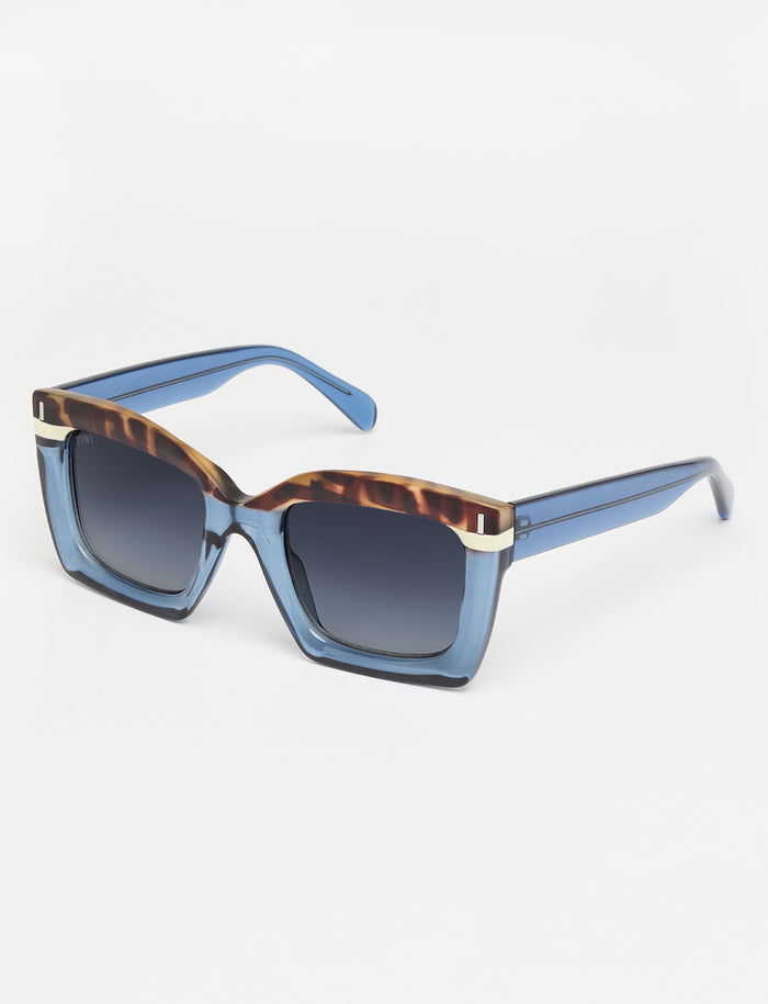 tiwi MALI Tricolor Vintage Tortoise/Blue/Beige Precios de Black Friday