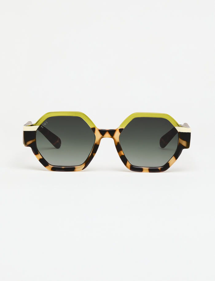 tiwi VALETTE Tricolor Green Tortoise/Green/Beige Precio ultrabajo