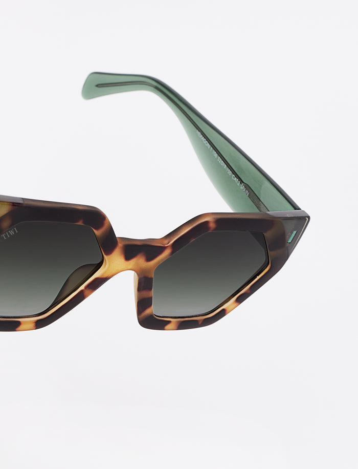 tiwi HEXAGON I Bicolor Green Tortoise / Shiny Green Descuento por venta flash