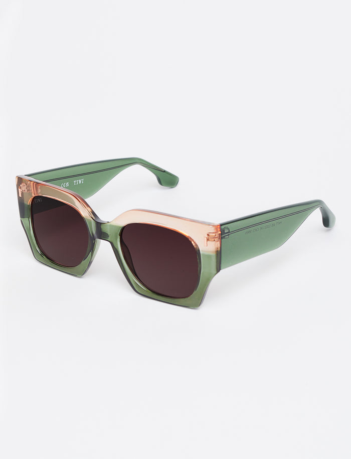 tiwi MATT Bicolor Shiny Pink/Green Superdescuento