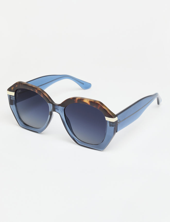 tiwi VEGA Tricolor Vintage Tortoise/Blue/Beige Última moda