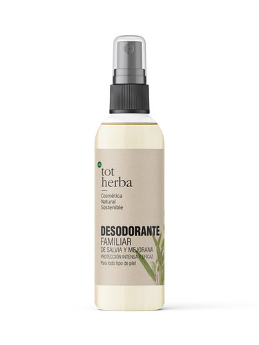 tot herba Desodorante familiar de salvia y mejorana 100ml