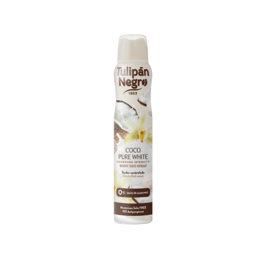 tulipán negro Desodorante Spray Coco Pure White 200 ml Los más vendidos