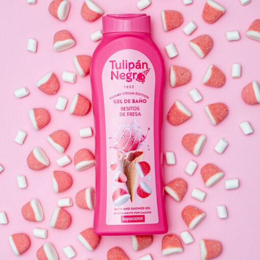 tulipán negro Gel de Baño Tulipán Negro Besitos de Fresa 650 ML