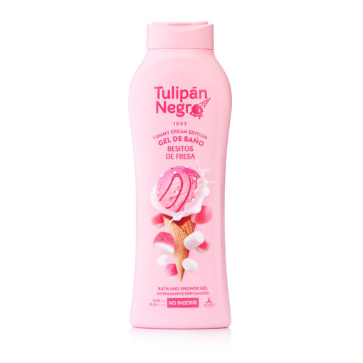 tulipán negro Gel de Baño Tulipán Negro Besitos de Fresa 650 ML Descuento