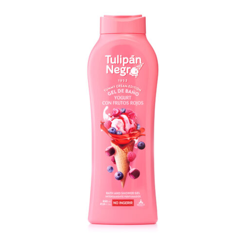tulipán negro Gel de Baño Yogurt con Frutos Rojos 650 ML Tienda
