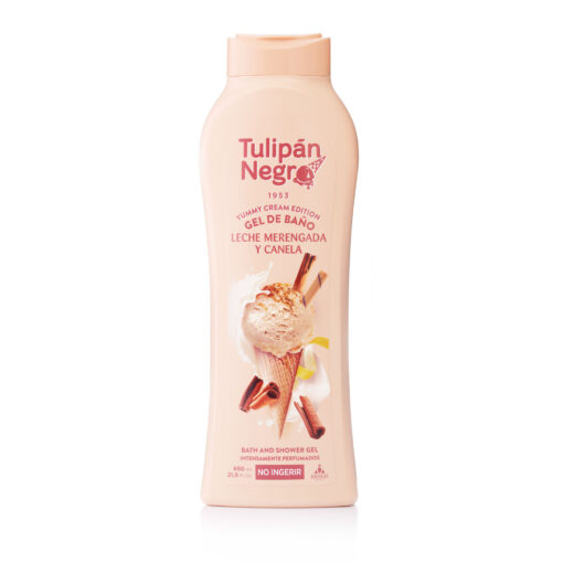 tulipán negro Gel de Baño Leche Merengada y Canela 650 ML Liquidación