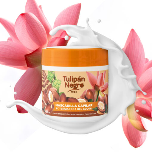 tulipán negro Mascarilla Capilar Potenciadora de Color 400 ml